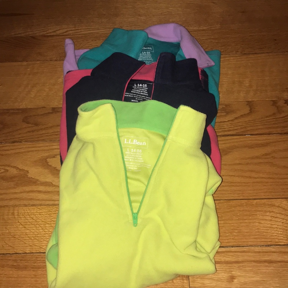 3 LL Bean Fleeces